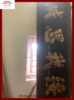 Hoành phi câu đối nhà thờ họ La chữ Tuy- ngã- tư- thành